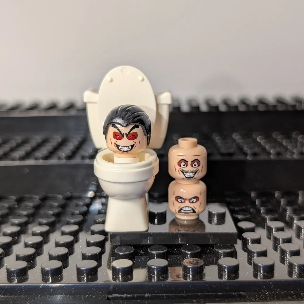 Skibidi Toilet Minifigure- Building Block Toy Camera Man Enemy